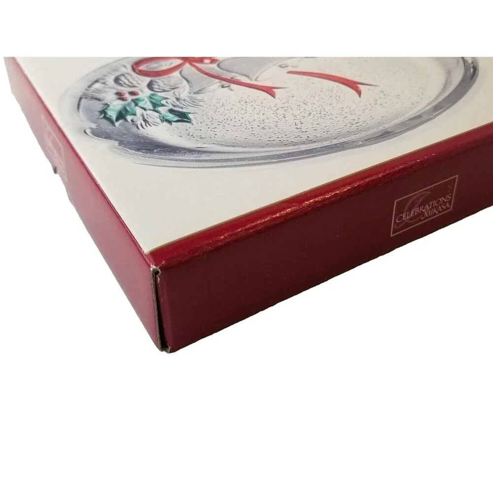 Mikasa 7” Candy Dish Celebrations Holiday Bells Christmas Collection w/ Box